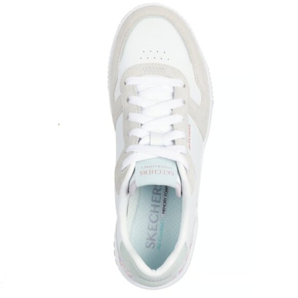 Skechers Jade Floral Print Suede Court Sneakers -Dainty Florals Size 9.5 NWT - Picture 2 of 2